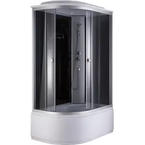 Кабина душевая NIAGARA 1200х800х2150, высокий поддон, стекло ТОНИРОВАННОЕ, арт. NG-2510-14R