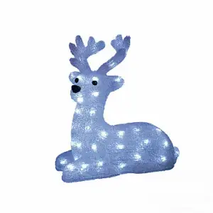Фигура световая «Лежащий оленёнок» 50LED, белый, 31*15*33 см, ULD-M3133-050/STA WHITE IP20 LYING FAWN