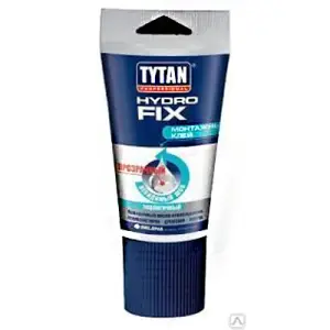 Клей монтажный прозрачный TYTAN Professional Hydro fix 150г (Т-ра перевозки не ниже +5град)