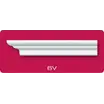 Плинтус потолочный ЛАГОМ 6-V экструзионный 2,0 м