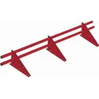 Снегозадержатель трубчатый Optima на 3-х опорах PE, L=3 м RAL 5005 (сигнально-синий)