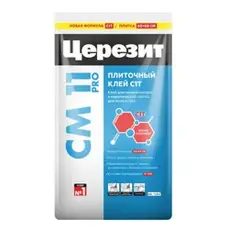 Клей плиточный CERESIT CM 11 Pro водо-морозостойкий 5 кг