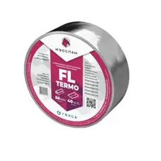 Лента (скотч) алюминиевый Изоспан FL termo шириной 50мм/длиной 40м