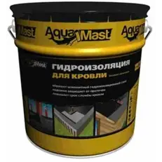 Мастика Aquamast резинобитумная кровля 18кг