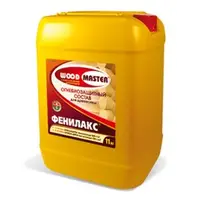 Огнебиозащита Wood Master Фенилакс 6 кг 1-2 гр. огнезащиты (золотисто-коричневый цвет) всесезонная (до -15°С)