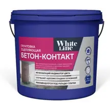 Грунт контактный для бетона с индик.цвета акриловый 3,5кг WL