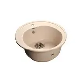 Мойка композитная GRANFEST Rondo d510 Белый круглая