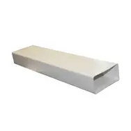 Воздуховод прямоугольный ПВХ 60х120, L=1м, ЭРА