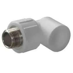 Угол комбинированный PPR 20x3/4" с наружной резьбой Россия