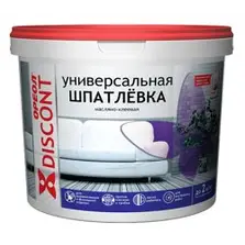 Шпатлевка ОРЕОЛ универсальная масляно-клеевая для внутренних работ ДИСКОНТ 1,5 кг