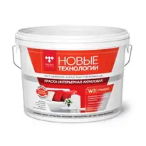 Краска ВДАК 2180 интерьерная супербелая Новые технологии W3 6 кг