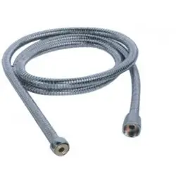 Шланг для душа HAIBA НВ45 имп (1/2") + имп (1/2") в одинарной оплетке, 1,5м