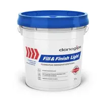 Шпаклевка готовая DANOGIPS FILL&FINISH LIGHT финишная для швов гкл 17 л (20,9 кг)
