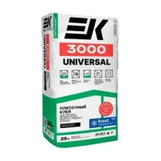 Клей плиточный ЕК 3000 UNIVERSAL для керамогранита 25 кг