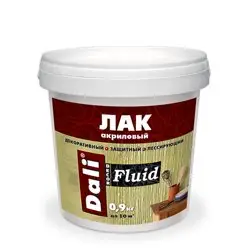 Лак защитно-декоративный Dali-Decor Fluid (бесцветный) 0,9кг ( Т-ра перевозки не ниже +5град)