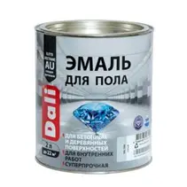 Эмаль для пола красно-коричневая (RAL 3009) 2л DALI