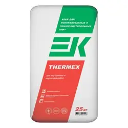 Клей ЕК THERMEX для пенополистирола и минеральной ваты 25 кг