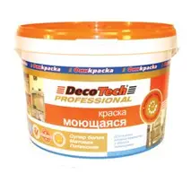 Краска ВД интерьерная моющаяся матовая латексная DecoTech 9л База С