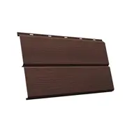М/сайдинг ЭкоБрус 3D (GL) Satin MATT PE RAL ** толщина 0,5мм, размер 0,345*м2 (в пленке)