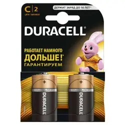 Элемент питания LR14 алкалиновый (уп. блистер 2шт) Duracell