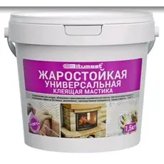 Мастика клеящая BITUMAST жаростойкая универсальная 1,5кг (до +1200ºС)