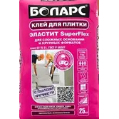 Клей плиточный БОЛАРС ЭЛАСТИТ SuperFlex для сложных оснований и крупных форматов 25 кг / ≥ 1,8 МПа/ класс С2 TE S1