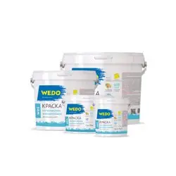 Краска ВД интерьерная влагостойкая супербелая WEDO WD5 45кг