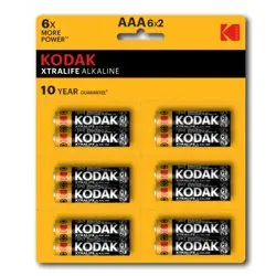 Элемент питания LR03(ААА) алкалиновый 1,5v (уп. блистер 12шт) Kodak XTRALIFE