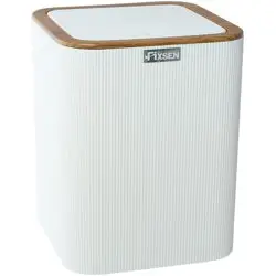 Ведро для мусора Fixsen WHITE WOOD (FX-402-6), 5л