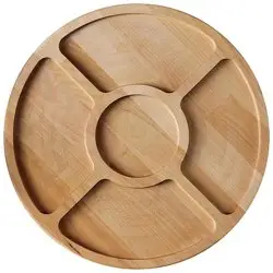 Менажница 5-ти секционная d=28 см (берёза) Mallony*