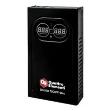 Стабилизатор напряжения QUATTRO ELEMENTI Stabilia 1000 W-Slim (1000 ВА, 140-270 В, настенный)