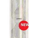 Панель ПВХ 0,25*2,7м Термопечать Зигзаг Серый 8мм Грин Лайн, арт.22Т010-2