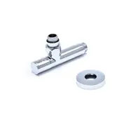 Вентиль запорный угловой НР-НР с отражателем 1/2" х1/2" (пара)