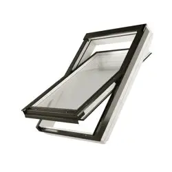 Окно ATICCO DAW 1002 P8 двухкамерное, дерево, белая краска, 94*140