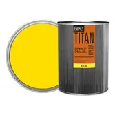 Грунт-эмаль быстросохнущая жёлтая матовая (RAL 1023) 0,9кг ОРЕОЛ TITAN