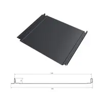 Кликфальц Double Pro Grand Line 0,5мм Велюр RAL **(Тип), 0.51*м2