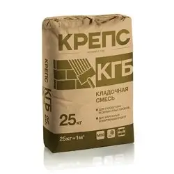 Клей монтажный КРЕПС КГБ для газобетона и силикатных блоков 25 кг